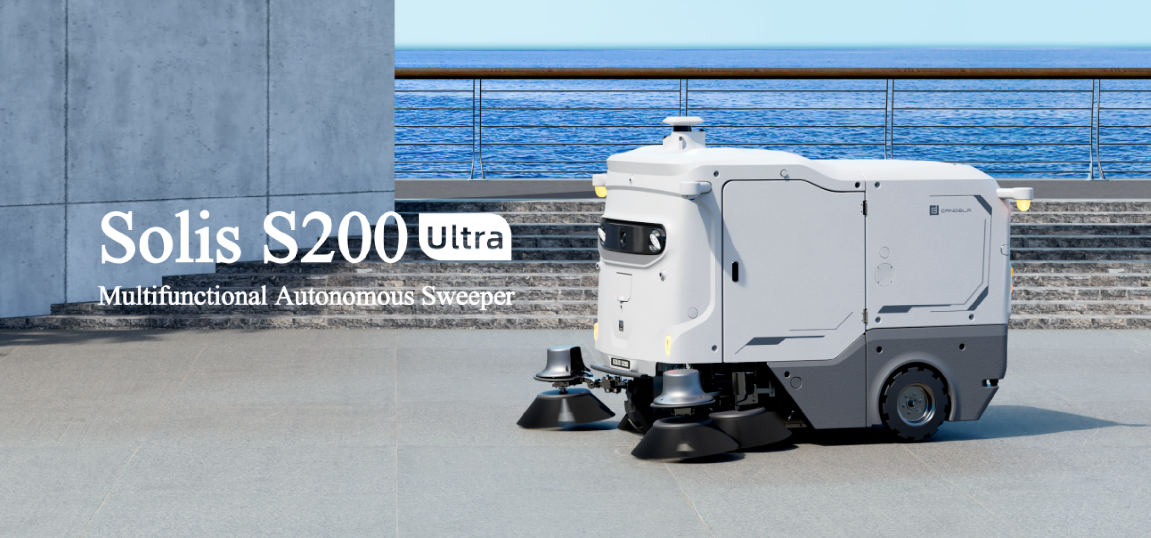 Solis S200 Ultra Multifunctional Autonomous Sweeper