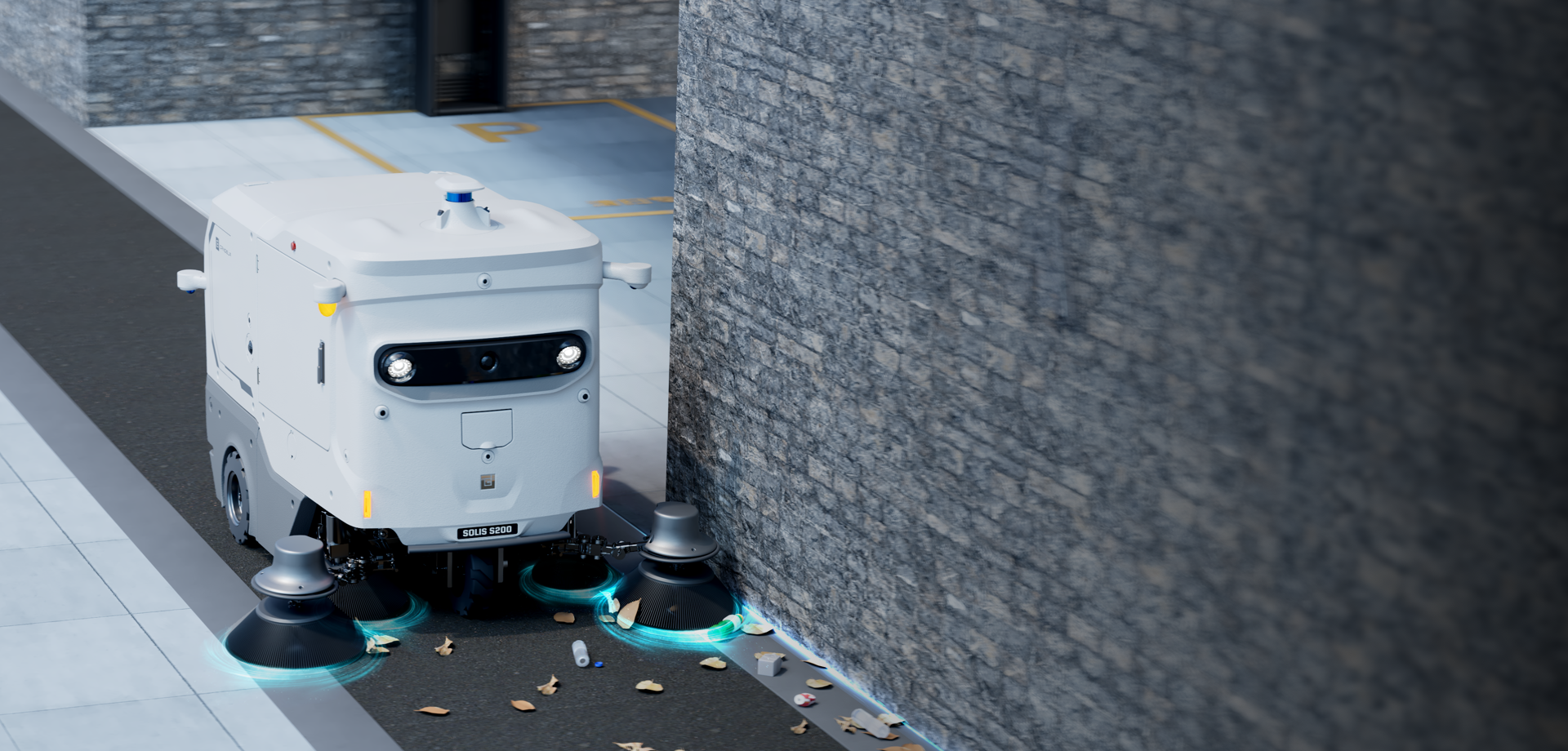 Solis S200 Ultra Multifunctional Autonomous Sweeper - Image 2
